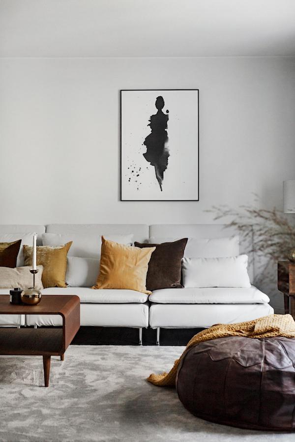 Home Tour: A Warm Color Palette to Ward off the Winter Chill