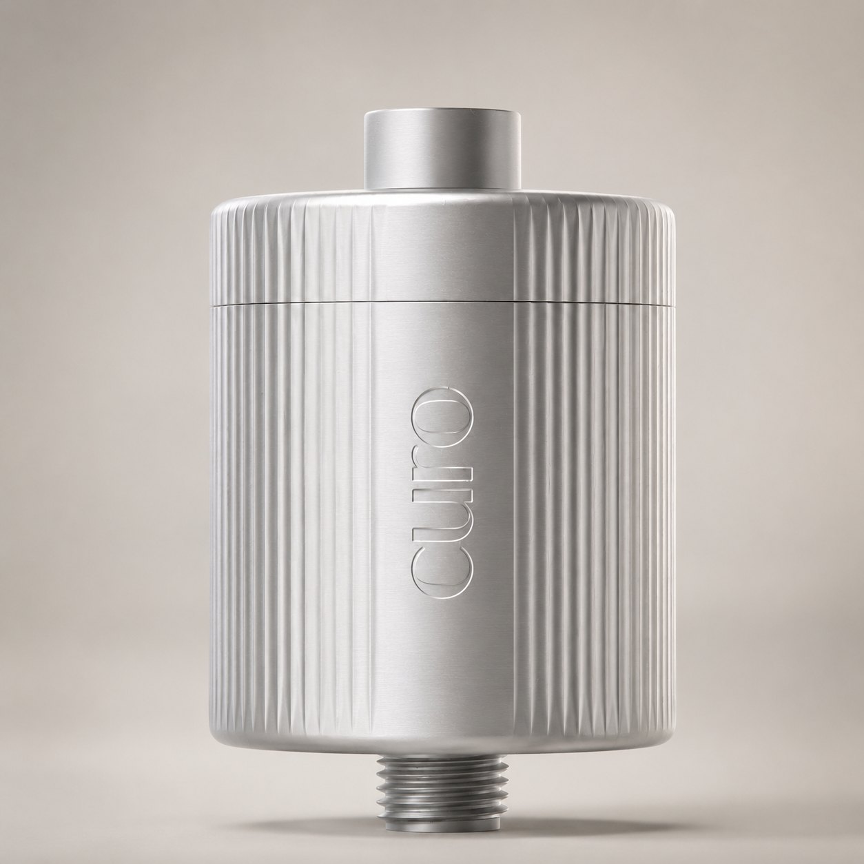 Curoskin Rainfall chrome shower filter