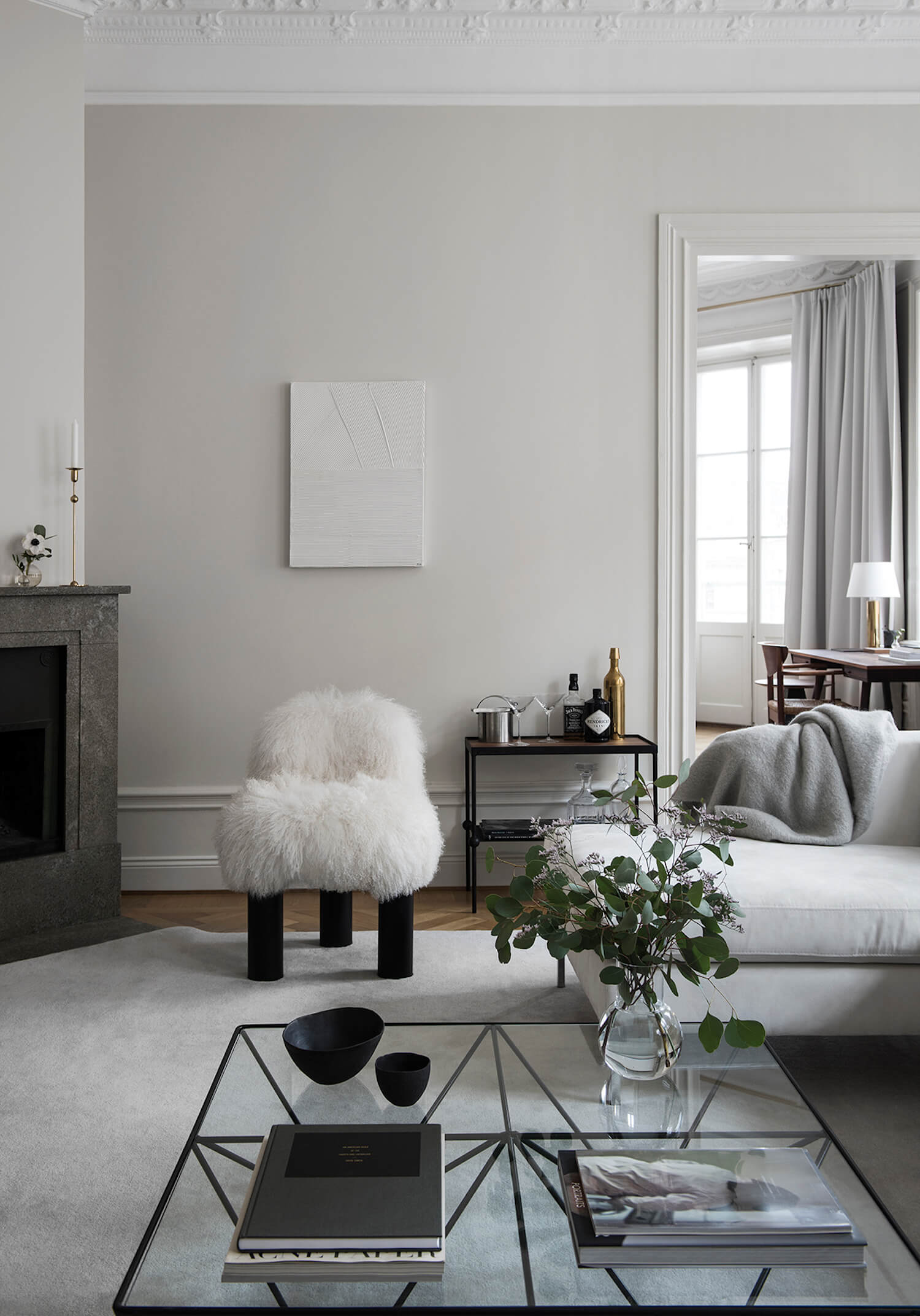 Restrained Sophistication in a Swedish Home
